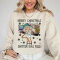 Donald Trump Shitter Was Full Funny Trump Merry Trumpmas Trending Trump Xmas Cotton Printed T-Shirts, Hoodie, Sweatshirt