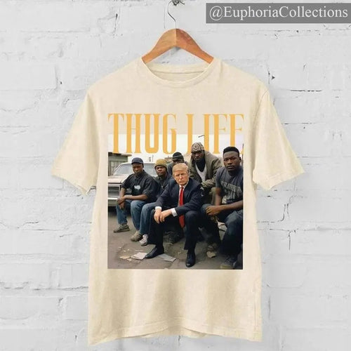 #Donald.Trump Thug Life T-Shirt, Viral Thug Life #Trump T-Shirt, Sarcastic #Donald.Trump Tee , Global Trending Outfits...