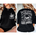 Dont Be Part Of The Problem Be The Whole Problem Two Sides Tshirt Sweatshirt, Skeleton Skull Woman, Sarcastic Mom Shirt,...