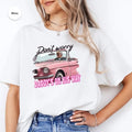 Dont Worry Daddy On His Way Shirt, Trummp 2024 Shirt, Sarcastic Graphic Tee, Unisex Classic Cotton Tee Graphic Print in...