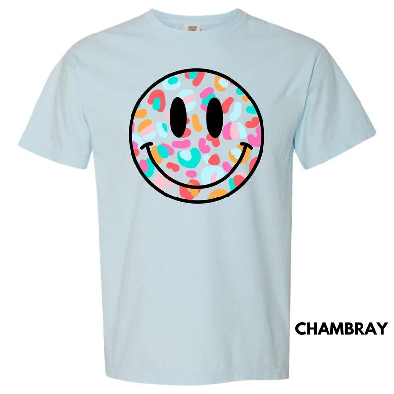 Doodle Cheetah Happy Face Comfort Colors T-Shirt 'NLB' Hoodie, Sweatshirt | GrindPrints.com