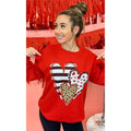 Doodle Heart Valentine Sweatshirt T-Shirts, Hoodie | GrindPrints.com