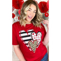 Doodle Hearts Valentine Shirt, Valentine day Sweatshirt, Hearts Shirt, For Women, For Men Hoodie | GrindPrints.com