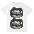 Double Grillz t shirt gift for men and women Menswear Top Underwear Tshirt Underwear Tshirt Cotton Streetwear Tropical...