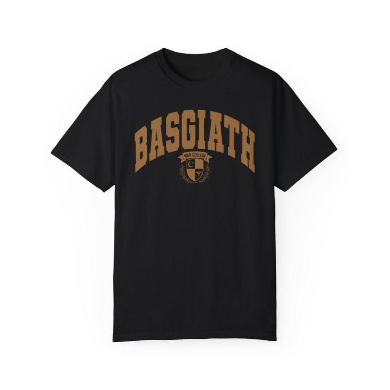 Double-sided Basgiath War College 2 side Shirt, Fourth Wing Shirt, Bookish Shirt, Basgiath Merch, Dragon Rider, Bookish...