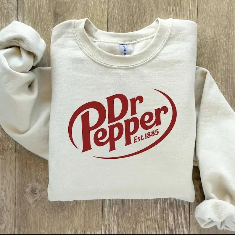 Dr. pepper Crewneck Sweatshirt, Unisex Sweatshirt gift for him/her, Soda lover  T-shirt, sweater and Hoodie | GrindPrints.com
