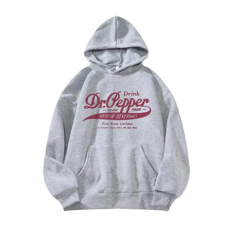 Dr. Pepper King Of Beverages Unisex Hoodie - Men's Pullover Sweater - Womenswear T-Shirts, Sweatshirt | GrindPrints.com