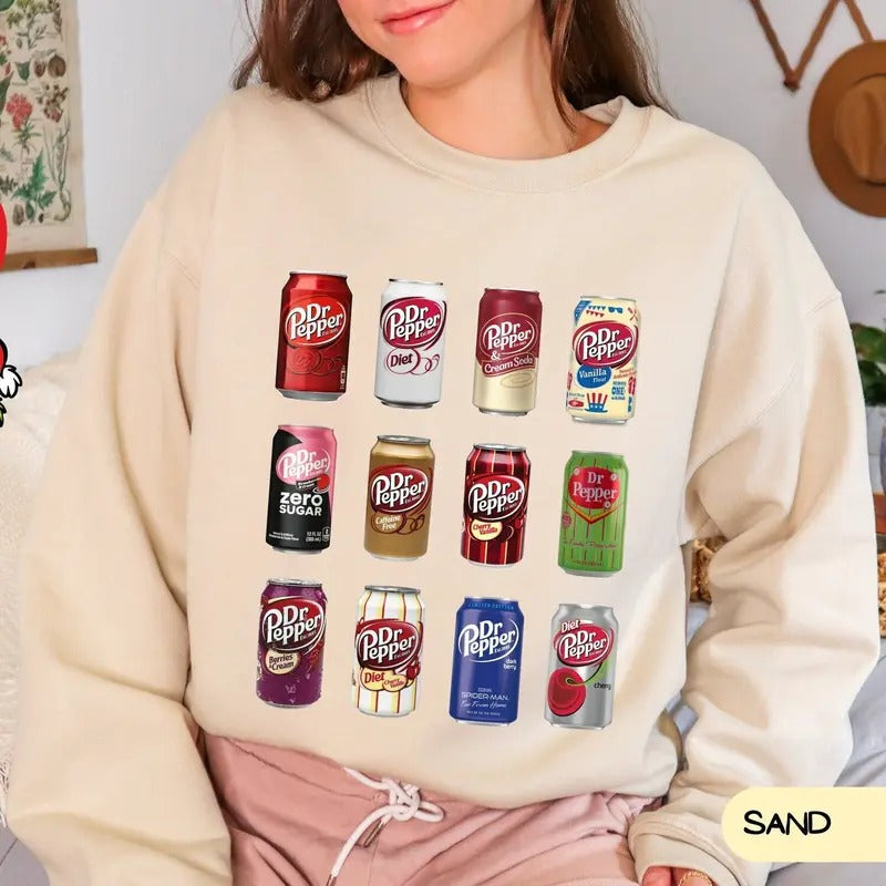 Dr Pep.per sweatshirt, Dr. Pep.per sweatshirt, soda sweatshirt, pop sweatshirt T-Shirts, Hoodie | GrindPrints.com