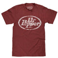Dr Pepper Distressed Logo T-Shirt - Red graphic tee Hoodie, Sweatshirt | GrindPrints.com