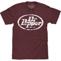 Dr Pepper Distressed Oval Logo Big and Tall T-Shirt - Red graphic tee Hoodie, Sweatshirt | GrindPrints.com