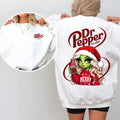 Dr Pepper Hoodie Sweatshirt T-Shirt, Dr Pepper Cute Girl Sweatshirt, Merry Grinmas Shirt, Christmas Girl Cute Shirt,...