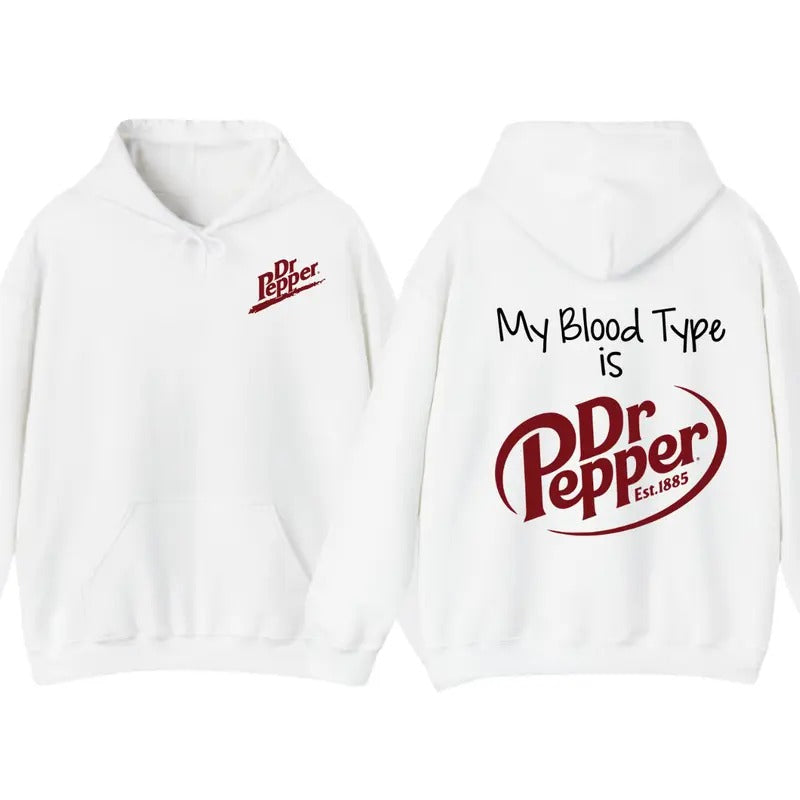Dr Pepper Hoodie, TShirt, My Bl Type Is Dr Pepper T-Shirt 2 Sided T-Shirt For Men And Women Sweatshirt | GrindPrints.com