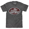 Dr Pepper Oval Logo T-Shirt - Gray Hoodie, Sweatshirt | GrindPrints.com