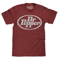 Dr Pepper Oval Logo T-Shirt - Red Hoodie, Sweatshirt | GrindPrints.com