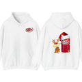 Dr Pepper Santa Christmas Reindeer Hoodie, Trendy Hoodie T-Shirt for Christmas Season Sweatshirt | GrindPrints.com
