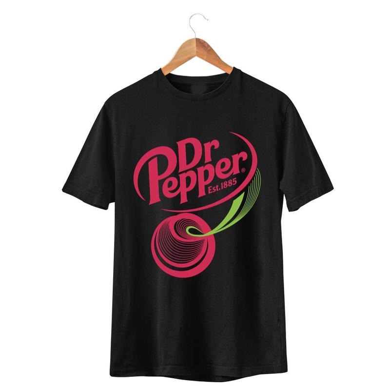 Dr Pepper Shirt, Retro Dr Pepper T-Shirt, Vintage Style_Cotton T-Shirt, Perfect Tee Casual Classic Hoodie, Sweatshirt