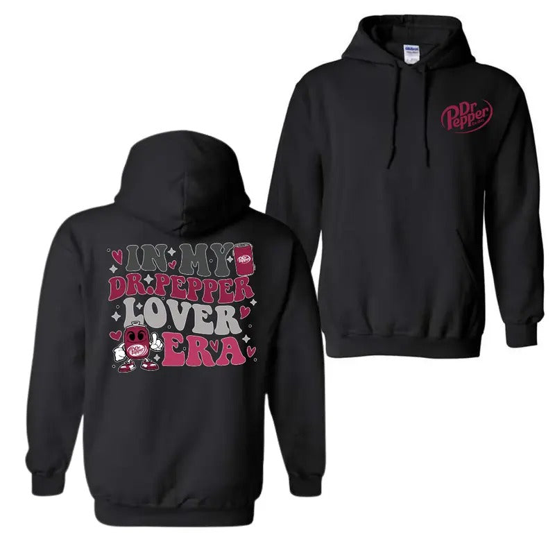 Dr Pepper Soda 2 Sided T-Shirt Sweatshirt Hoodie, In My Dr Pepper Lover Era Shirt For Men, For Women | GrindPrints.com