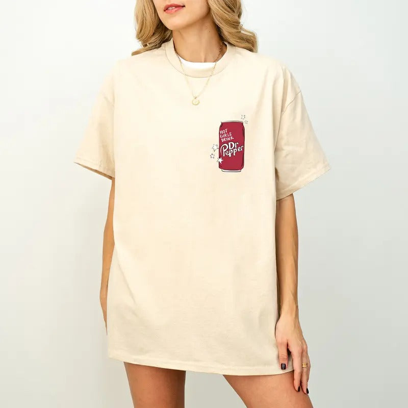 Dr Pepper T-shirt, Dr Pepper Gift, Dr Pepper T-Shirt Dr Pepper Bow Crewneck, Cute Bow Tee, Trendy Soda Shirt, Gifts for...