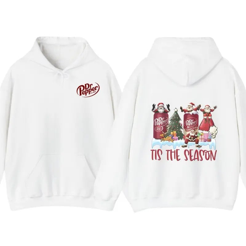 Dr Pepper Tis The Season Christmas, Chrimas Shirts, Dr Pepper Hoodie, Trendy T-Shirt Sweatshirt | GrindPrints.com