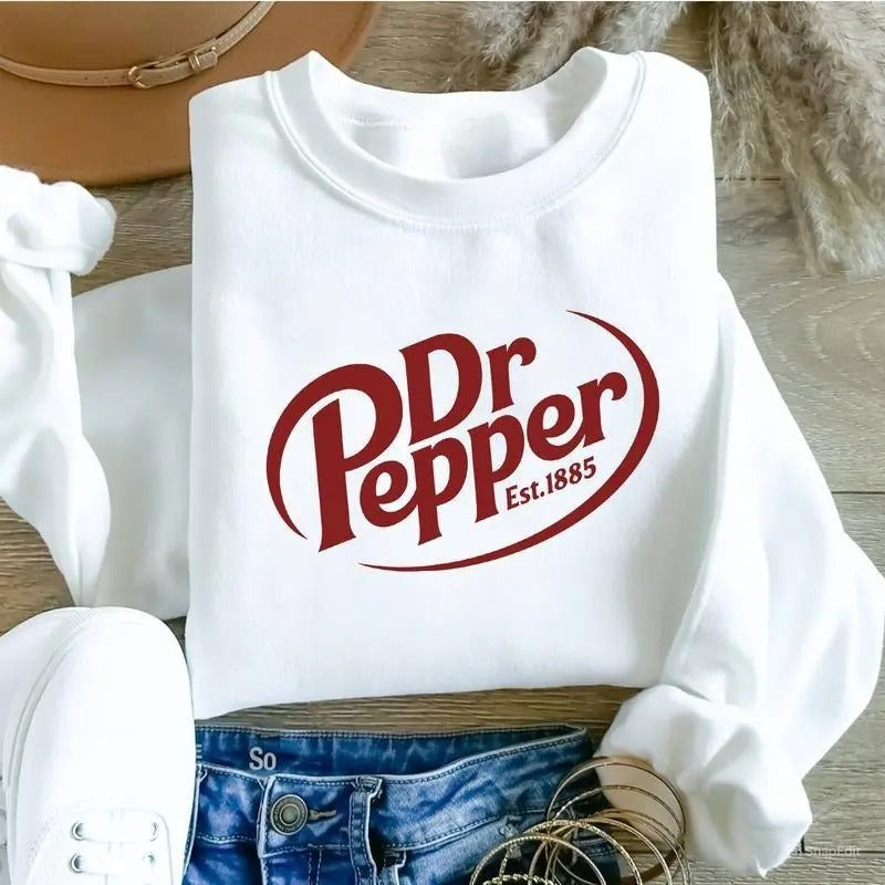 Dr. Pepper Sweatshirt, Dr Pep.per Lover, Dr Pepper Gift, Gift for Girlfriend T-Shirts, Hoodie | GrindPrints.com