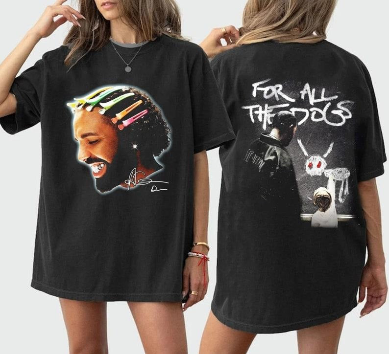 Draake Hair Clips T Shirt, Draake For All The Dogs Sweatshirt, Draake Album Hoodie, Draake Concert Unisex Tee Gift for fan