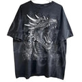 Dragon Fantasy Vintage Graphic Shirt, Retro Dragon Shirt, Gothic Y2k Shirt, Dark Art Grunge Castle Dragon Gothic Shirt,...