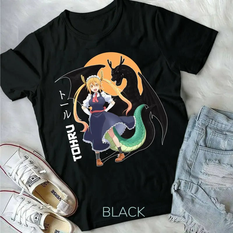 Dragon Maid Tohru Kobayashi-san Chi no Maid Dragon new top Unisex T-Shirt S-4XL Hoodie, Sweatshirt | GrindPrints.com