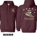 Drake Waterfowl Systems Hoodie - Unisex Hoodie, Classic Black Pullover with Bold Duck Logo, Cozy Unisex Sweatshirt for...