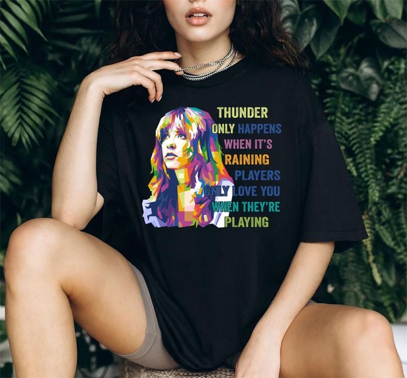 Dreams Song's Lyrics Shirt, Stevie Nicks Shirt Hoodie, Sweatshirt | GrindPrints.com