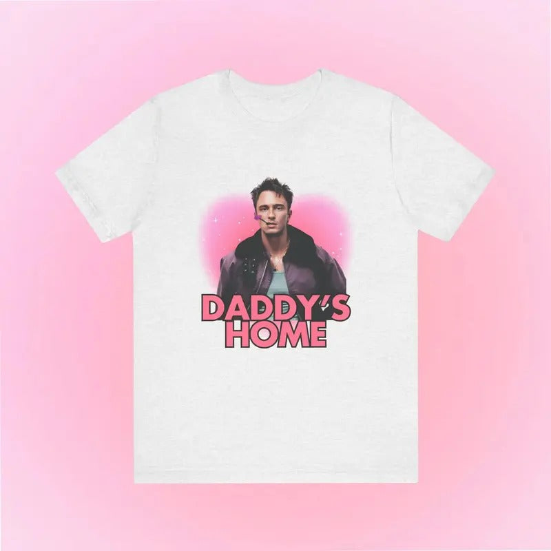 Drew Starkey Daddy's Home Valentine T-Shirt, Pink Drew Starkey Love Shirt, Outer Banks Movie , Bootleg Shirt, Gift For...