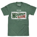 Drink Mountain Dew Logo T-Shirt - Green Hoodie, Sweatshirt | GrindPrints.com