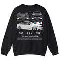 Drive in Style: Car-Themed Sweater, F80 M3 Black Sweatshirt, F80 M3 Technical Specs Sweatshirt, Racing Shirt, Sport Car...