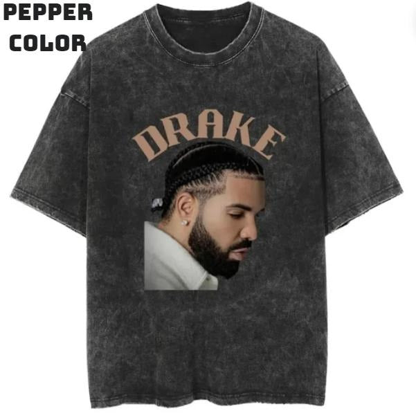 Drizzy Drake No.7 T-Shirt, Men Women Vintage Hip Hop Clothes T-shirt, Man's Harajuku T-shirts Streetwear, Graphic Tee...