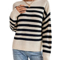 Drop Shoulder Sweater Oversized Crew Neck Knit Sweaters Pullover Top T-Shirts, Hoodie, Sweatshirt | GrindPrints.com