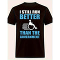 Drop shoulder T-shirt Collection Fun Government Satire Graphic T-Shirt - Comfortable Men's Short Sleeve Loose Edition...