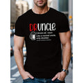Drunk Uncle" Graphic Men's T-Shirt