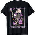 Dry Bone Come To Life Skeleton Floral T-Shirt made in usa Hoodie, Sweatshirt | GrindPrints.com