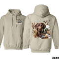 Duck Hunter T-shirt, Realistic Duck & Labrador Retriever Sweatshirt, Unisex Outdoor Hunting Hoodie, Retro Ideal for...
