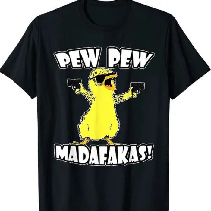 Duck Pewww Pewww Madafakas Funny Meme Vintage T-shirt Hoodie, Sweatshirt | GrindPrints.com