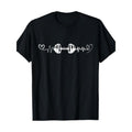 Dumbbell Pulse Fun Gym Fitness Heartbeat Fitness Vibration 100% Cotton Made USA T-Shirts, Hoodie, Sweatshirt