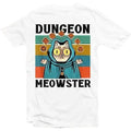 Dungeon Meowster Funny Nerdy Gamer Cat-D20 Dice RPG T Shirt Vintage Retro Cool Gift Unisex Cartoon Anime Manga Top Tee...