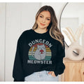 Dungeon Meowster Sweatshirt, Dungeons and Dragons Sweatshirt, Cat DnD Sweatshirt, Dungeon Master Gift, DnD Pet Sweatshirt...