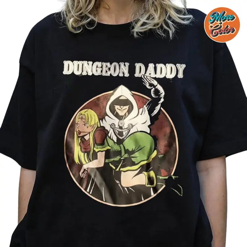 Dungeonn Daddy Shirts, Cotton Unisex T-Shirt, Crew Neck, Size S- 3XL, Menswear Top, Womenswear Top Underwear Streetwear...