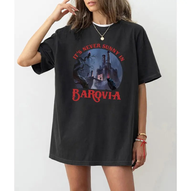 Dungeons & Dragons Shirt Never Sunny Barovia DnD Lovers Curse Strahd Ravenloft Shirt DnD Game Shirt T-Shirts, Hoodie, Sweatshirt