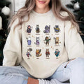 Dungeons And Cats Sweatshirt, Dungeons Game T-Shirt, Retro DnD Shirt, Funny D&D Cats, Role Playing Game Shirt Hoodie