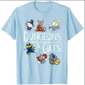 Dungeons and Cats Funny Dragon Cat Kitten Lover Kitty Gift T-Shirt Menswear Top Hoodie, Sweatshirt | GrindPrints.com