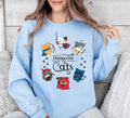 Dungeons and Cats Unisex Sweatshirt ,Dungeon Master ,Cat Throwing Dice Sweatshirt , Gift for DND Lovers ,Dungeons Cat...