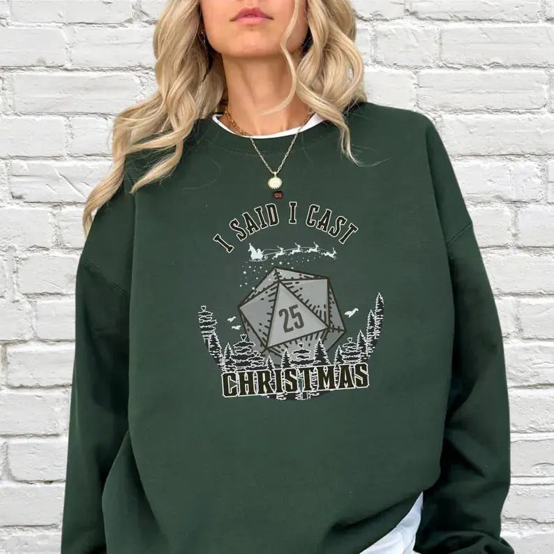 Dungeons Dragons Party DnD Fans Polyhedral Dice Xmas Merry Critmas DnD Giftstyle{N002}3 T-Shirts, Hoodie, Sweatshirt