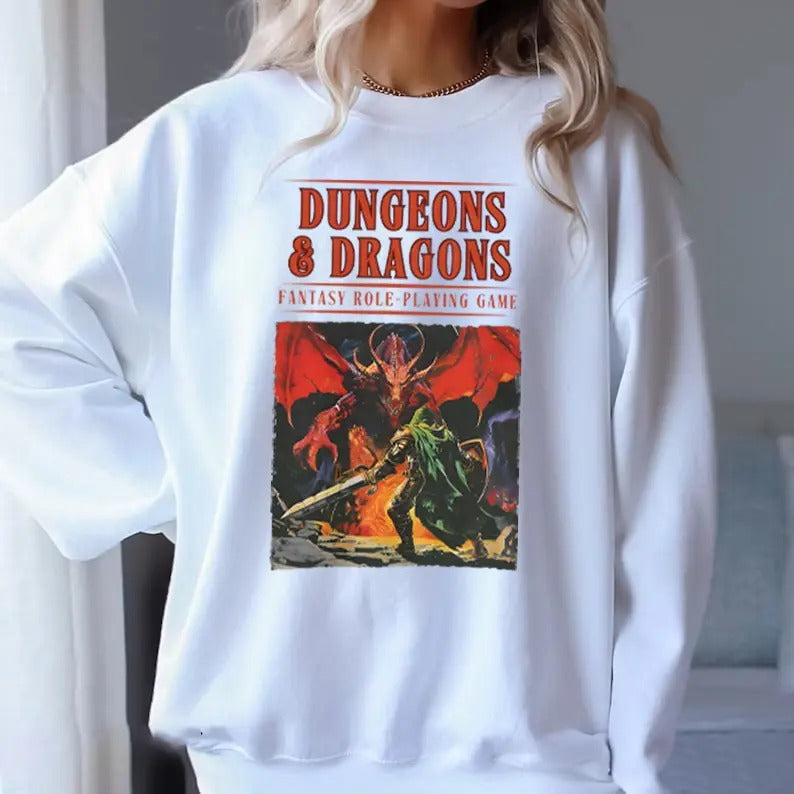 Dungeons and Dragons Vintage Inspired Sweatshirt, Vintage Dungeons and Dragons 1974 shirt, DnD shirt, Dungeon Master...