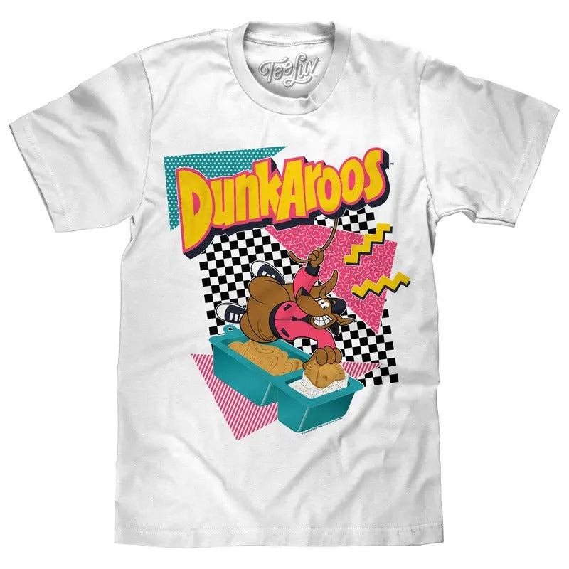Dunkaroos Kangaroo T-Shirt - White Hoodie, Sweatshirt | GrindPrints.com